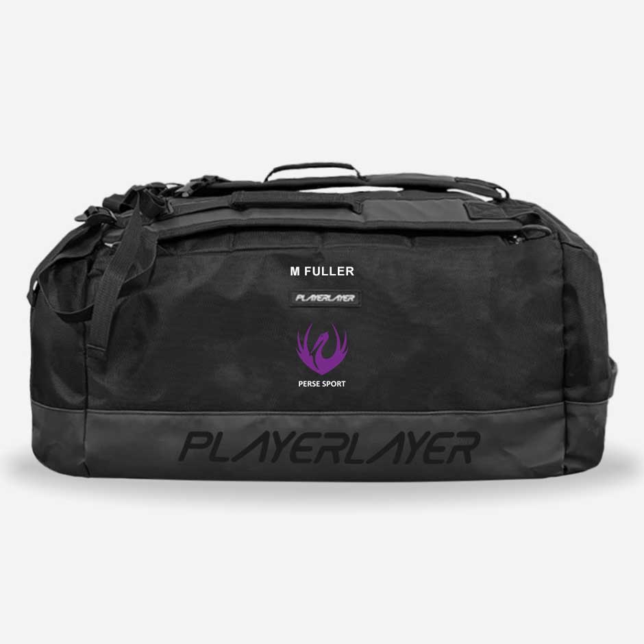 Holdall Sport - Borsa Nylon 420D, Tracolla Regolabile Imbottita, Tasche Laterali Con Cerniera, Dimensioni 53x32x28 Cm