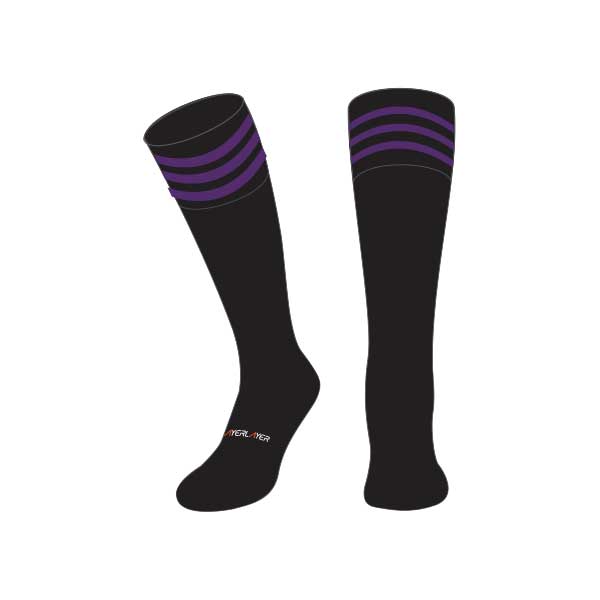 Perse Prep Long Games Sock Black (Compulsory)