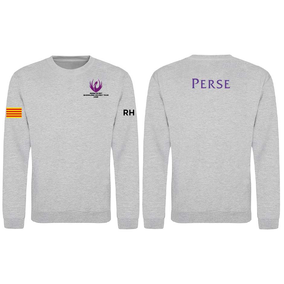 Barcelona Hockey Tour 2026 Heather Grey Sweatshirt