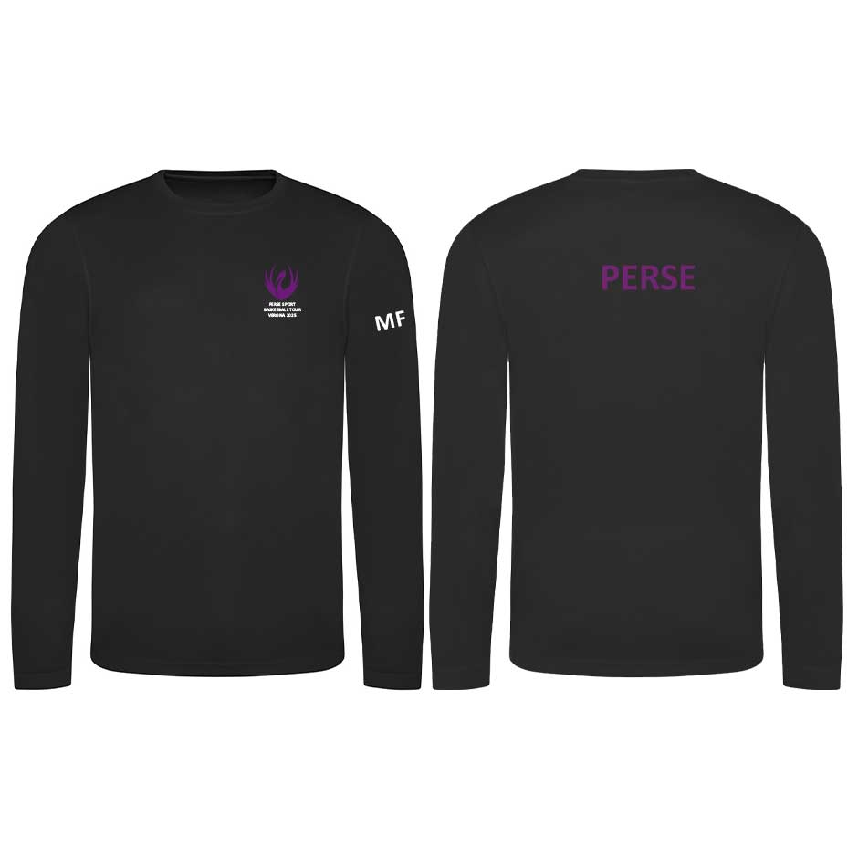 Basketball Verona 2025 Black T-Shirt Long Sleeve